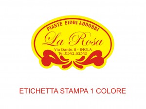 Etichette adesive per fioristi, fiorai e vivaisti (mm 39x26)  (cod.30G)